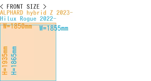 #ALPHARD hybrid Z 2023- + Hilux Rogue 2022-